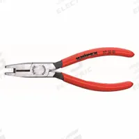 KNIPEX Crimper: Scotchlok™ Single Connectors, 0.4 to 1.1 mm, 155 mm Overall Lg, Std Cushion Grip (MPN 97 50 01). Key specifications — attr510656: KNIPEX; attr510840: Spring-Loaded; attr545988: UR.