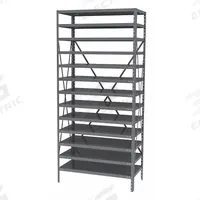 AKRO-MILS Bin Shelving: 36 in x 18 in x 79 in, 1 Sided, 0 Bins, 13 Shelves (MPN AS1879). Key specifications — Includes Bins: No; Frame Color: Gray; Frame Material: Steel; Brand: AKRO-MILS.