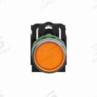 SCHNEIDER Flush Push Button: 22 mm Mounting Size, Non-Metallic, Momentary (MPN XB5AW35G5). Key specifications — Brand: SCHNEIDER; Action: Momentary; Series: XB5; Push Button Material Type: Non-Metallic.