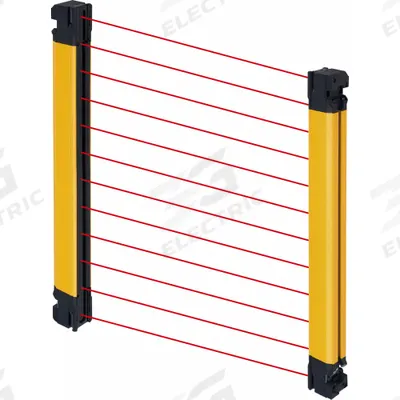 OMRON Light Curtain: 24V DC, 124 Beams, 20 mm Spacing, 760 mm Protected Ht - Light Curtains for Hand Detection