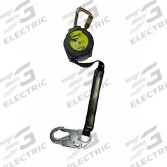 MILLER BY PIP Self-Retracting Lifeline: Steel Snap Hook Anchor, Harness Steel Carabiner, 7 ft Line (MPN STL-OHS1-01/7FT). Key specifications — Brand: MILLER BY PIP; ANSI SRL Class (2021): Class 1; RFID Equipped: Yes; Lifeline Material: Polyester; Series: TurboLite+ Scorpion; Sealed: No; Anchorage End Connection Type: Snap Hook; Anchoring Location: Overhead Only.