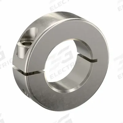 RULAND MANUFACTURING Shaft Collar: 1-Piece, Metric, Round, Clamp-On, 26 mm Bore Dia - Stainless Steel Shaft Collars