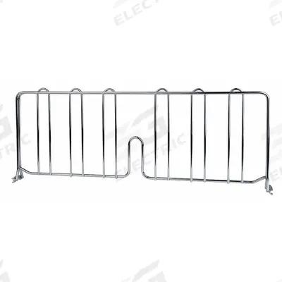METRO Shelf Divider: 24 in x 2 in x 8 in - Dividers for Wire Shelving