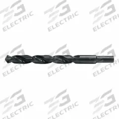 CLE-LINE Reduced Shank Drill Bit: 1/2", 135° Split Point, Black Oxide HSS (MPN C20638). Key specifications — attr1225567: 0.5000.