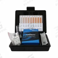 CHEMETRICS Water Quality Test Kit: Iron, 10 to 100 ppm, 10 ppm, 30 Tests (MPN K-6020D). Key specifications — Includes: HR CHEMets® Refill; Range: 10 to 100 ppm; Sensitivity: 10 ppm; Test Parameters: Iron.