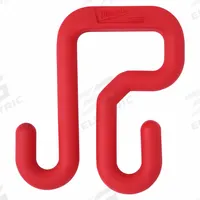 MILWAUKEE Bucket Hook: 5 3/4 in W x 3/4 in H x 6 1/2 in L, Red, Polymer (MPN 48-22-8293). Key specifications — attr1118525: MILWAUKEE; attr1118517: Impact Resistant; attr1125037: Red; attr1125045: Apron Hook; attr1125041: Polymer.