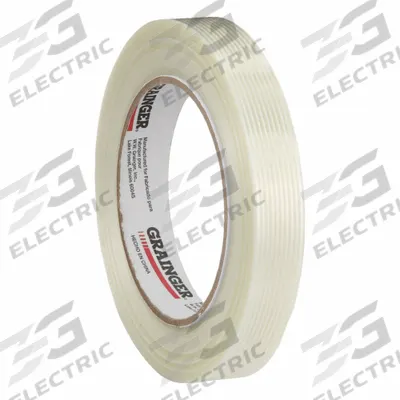 GRAINGER Strapping Tape: 3.9 mil Tape Thick, 3/4 in x 60 yd, Clear, 48 PK - Light-Duty Strapping Tape