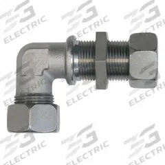 BRENNAN INDUSTRIES Compression Elbow: 18 mm OD x 18 mm OD size, M26X1.5 x M26X1.5 Thread Size, Rigid (MPN D2701-LN-L18-L18-SS). Key specifications — Series: D2701-LN; Brand: BRENNAN INDUSTRIES.