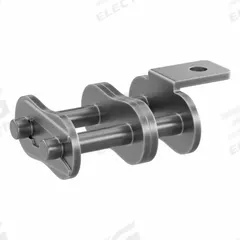 TSUBAKI Attachment Link: For Std Roller Chains, A-1, 40, Double Strand, 1/2 in Pitch, Steel, 5 PK (MPN 40-2A1CL). Key specifications — attr305132: Attachment; attr305112: TSUBAKI.