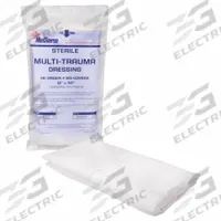 MEDSOURCE Multi-Trauma Dressing: 30 in Dressing Lg, 12 in Dressing Wd, Sterile, 25 PK (MPN MS-GZM001). Key specifications — Water Resistance: Not Water Resistant; Unitized: Unitized; Standards: FDA; Manufacturer Part Number: MS-GZM001; Package Type: Packet; Product Type: Multi-Trauma Dressing; Sterility: Sterile; Brand: MEDSOURCE.