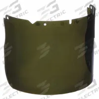 MSA Face Shield Visor: 17 1/4 in Overall Wd, 8 in Overall Ht, 0.98 in Overall Thick, Green (MPN 10115861). Key specifications — Material: Polycarbonate; Brand: MSA; Compatible Grainger Part Number: 12V760.