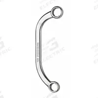 FACOM Box End Wrench: Satin, 11 mm_13 mm Head Size, 6 1/2 in Overall Lg, Offset (MPN FM-57.11X13). Key specifications — attr309427: Satin; attr309429: No; attr324926: FACOM.