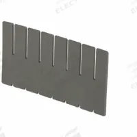 LEWISBINS Divider: 9 5/8 in x 6 3/8 in, Gray, For 9 1/4 in Bin Wd, Plastic, Short Side (MPN DV1070. Grey). Key specifications — ESD Conductive: Not Electrostatic Discharge Conductive; Brand: LEWISBINS; Material: Plastic; Compatible Manufacturer Model Number: DC2070.