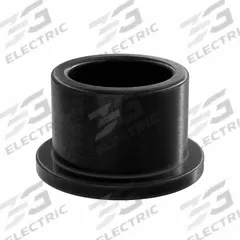 OILITE Flanged Sleeve Bearing: Vespel SP-21, 3/8 in Bore, 1/2 in OD, 3/8 in Overall Lg, Black (MPN VSPF-0608-03B). Key specifications — Brand: OILITE; Color: Black.