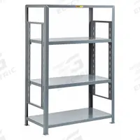 LITTLE GIANT Welded Steel Adjustable Shelving: Heavy-Duty, Starter, 36 in x 24 in, 72 in Overall Ht (MPN 4SH-A-2436-72). Key specifications — Brand: LITTLE GIANT; Color: Dove Gray.
