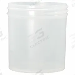 QORPAK Jar: Polypropylene, 16 fl oz, 89 mm Body Dia, 89-400 mm Screw Closure Size, 96 mm Ht, Round (MPN PLA-03350). Key specifications — Brand: QORPAK; Clarity: Translucent; Closure Included: No; Pre-Cleaned: None.