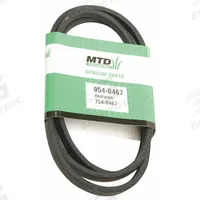 MTD V-Belt: Mfr Part # 954-0467A. Key specifications — Product Type: Transmission Belt; Manufacturer Part Number: 954-0467A.