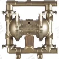 STANDARD PUMP Double Diaphragm Pump: 316 Stainless Steel, 1 1/2 in, Tri-Clamp, 41 gpm, PTFE Valve (MPN SPFG10SST). Key specifications — Brand: STANDARD PUMP; Check Valve Material: PTFE; Seat Material: 316 SS.