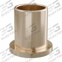 Flanged Sleeve Bearing: Bronze, SAE 841, 5/8 in Bore, 3/4 in OD, 1 in Lg, USDA H-1 Approved, 3 PK (MPN ECOF101216). Key specifications — System of Measurement: Inch; Lubricant Material: USDA H-1 Approved; Material Grade: SAE 841; Flange Type: Flanged; Brand: BUNTING BEARINGS.