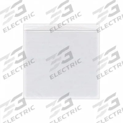 APPROVED VENDOR Reclosable Bag: 2 mil Thick, 6 in Wd, 6 in Lg, Hang Hole Not Included - Single-Zip Reclosable Poly Bags