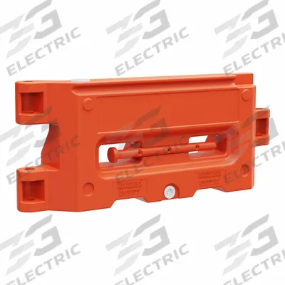 PLASTICADE Traffic Barrier: 32 in Overall Ht, 79 in x 32 in, High-Intensity Prismatic - Jersey Barriers