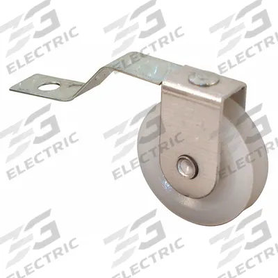 PRIME-LINE Tension Spring Roller: Tension Spring Roller, 5 7/16 in Overall Ht, Unfinished - Screen Door Hardware