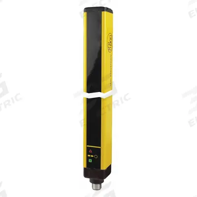 IFM Light Curtain: 24V DC, 12 Beams, 14 mm Spacing, 160 mm Protected Ht, M12 - Light Curtains for Finger Detection