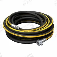 CONTINENTAL Heavy Duty Air Hose Assembly: 2 in Hose Inside Dia., Black, 2 in MNPT x 2 in FNPT (MPN UBH20060-50MF-CR). Key specifications — Hose Color: Black.