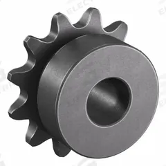 TSUBAKI Sprocket: One-Sided Hub, For Single Strands, 35, 12 Teeth, 1.449 in Pitch Dia, Steel (MPN 35B12). Key specifications — Brand: TSUBAKI.