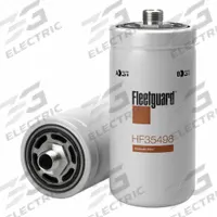 FLEETGUARD Automotive Hydraulic Filter: Hydraulic Fluid, Spin-On, 3 3/4 in Outside Dia, Cellulose (MPN HF35498). Key specifications — Media Material: Cellulose; Brand: FLEETGUARD; Compatible Fluid Type: Hydraulic Fluid; Compatible Vehicle Make: Plasser.