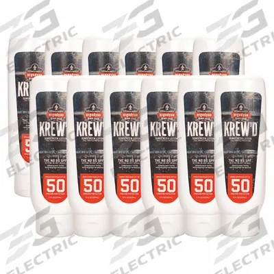 KREWD BY ERGODYNE Sunscreen: 50 SPF, Lotion, 8 oz