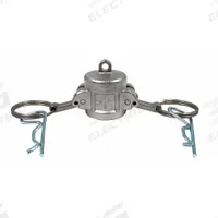 Dust Cap: 1/2 in Coupling Size, 150 psi Max. Working Pressure @ 70 F, 1 45/64 in Overall Lg, Nitrile (MPN PLE159). Key specifications — Gasket Material: Nitrile; Includes Locking Arm: Yes; Body Material: 316 Stainless Steel; Brand: APPROVED VENDOR.