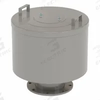 SOLBERG Filter Silencer: 8 in Flange Inlet Size, 1,800 scfm, 23 in Overall Ht, 22.5 in Outside Dia (MPN F-376P-800F). Key specifications — attr60071: F-376P-800F; attr60074: SOLBERG.