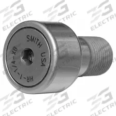 SMITH BEARING Cam Follower: 1 3/4 in Dia, Heavy, 1 Row, Open, Hex Socket, Flat, 1 in Roller Wd (MPN HR-1-3/4-B). Key specifications — Brand: SMITH BEARING; Duty Type: Heavy; System of Measurement: Inch.