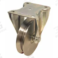 APPROVED VENDOR Plate Caster: Rigid, 8 in Wheel Dia, 1 5/16 in Wheel Wd, 9 5/8 in Mounting Ht, Slot (MPN BH-DSPK 200K). Key specifications — attr1100373: APPROVED VENDOR.