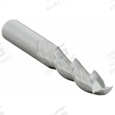 CLEVELAND Square End Mill: Carbide, 2 Flute, 1/2" Mill Dia, 1-1/4" LOC, 3" OAL (MPN C60496) - Carbide Square End Mills for Aluminum