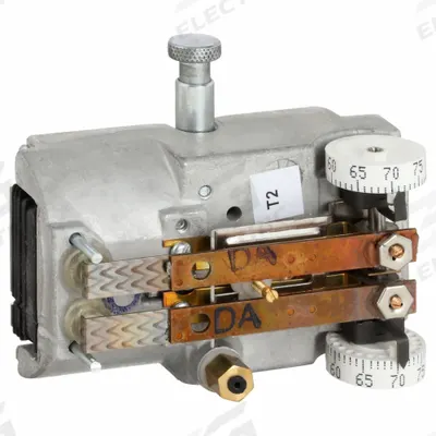 JOHNSON CONTROLS Pneumatic Thermostat: 55° to 85°F (Day/Night), Horizontal, No - Dual-Temperature Thermostats