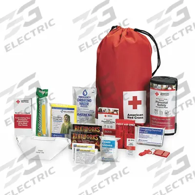 AMERICAN RED CROSS Survival Kit: 32 Components, Backpack - Emergency Survival Kits