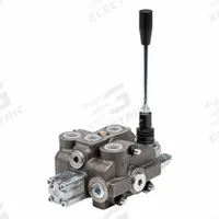 HYDRO CUSTOM Hydraulic Directional Control Valve: Four-Way / Three Positions, 13 gpm Flow Rate - Max (MPN 228312). Key specifications — Actuation Mechanism: Manual; Port Connections: Inlet; Spool Action: Spring Center To Neutral; Work Connection Size: #8; Work Connection Type: SAE O-Ring Boss; Brand: HYDRO CUSTOM; Pressure Connection Size: #10.