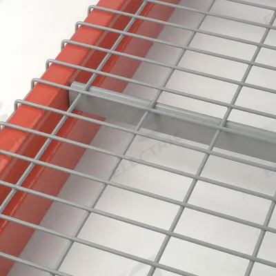 NASHVILLE WIRE Pallet Rack Decking: 46 in x 36 in, Waterfall, Flared Wire Decking - Inverted-Channel Waterfall Wire Pallet Rack Decking