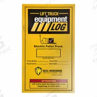IDEAL WAREHOUSE INNOVATIONS, INC. Replacement Log Books for Electric Pallet Truck: 4 PK (MPN 70-1065-3-CP). Key specifications — Product Type: Replacement Log Books; Manufacturer Part Number: 70-1065-3-CP; Compatible with Manufacturer Model Number: 70-1064-CP; Compatible with Grainger Part Number: 794LJ9; Brand: IDEAL WAREHOUSE INNOVATIONS, INC..