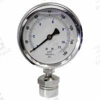 KODIAK CONTROLS Pressure Gauge: 0 psi to 160 psi, KC301, 4 in Dial, 316 Stainless Steel, Mineral Oil (MPN KC301L40160/DSM3512). Key specifications — Brand: KODIAK CONTROLS; Gauge Case Liquid: Glycerin; Seal Fill Liquid: Mineral Oil; Gauge Case Material: 304 Stainless Steel; Seal Lower Housing Material: 316 Stainless Steel; Accuracy: ±1.00%; Gauge Wetted Parts: Stainless Steel.