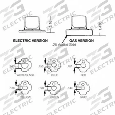 ROBERTSHAW Knob: Mfr Part # 4590-501 - Assorted Brands Oven Replacement Parts