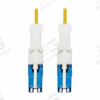 EATON TRIPP LITE Fiber Cable: Single Mode, 3.3 ft Lg, CS / UPC Male End 1, CS / UPC Male End 2, LSZH (MPN N381C-01M). Key specifications — Fire Rating: Riser; Jacket Material: LSZH; Number of Fibers: Duplex; Fiber Type: OS2; Brand: EATON TRIPP LITE; End 1 Connection Gender: Male; End 1 Contact Type Finish: UPC; End 2 Connection Gender: Male.