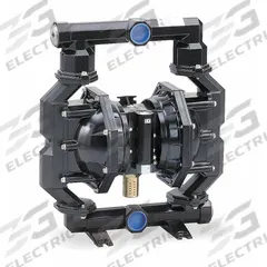 ARO Double Diaphragm Pump: Aluminum Body, 2 in, NPT Connection, 178 gpm, 260 ft Max. Head (MPN PF20A-AAS-SAA-B). Key specifications — Brand: ARO; Seat Material: 316 SS; Check Valve Material: Santoprene.