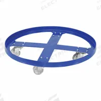 APPROVED VENDOR Drum Dolly: 1,200 lb Load Capacity, For 55 gal Container Capacity, Round, (4) Swivel (MPN DRUM-SP-28-12-C). Key specifications — Caster/Wheel Configuration: (4) Swivel; For Container Capacity: 55 gal; Deck Shape: Round; Brand: APPROVED VENDOR.
