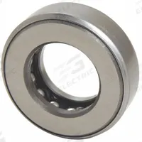 TRITAN Ball Thrust Bearing: D22, 1 13/16 in Bore Dia, 3 3/32 in Outside Dia, 0.813 in Overall Wd. Key specifications — Thrust Bearing Type: Banded Ball Thrust Bearing; Ball Material Grade: AISI 52100; System of Measurement: Inch; Bearing Industry Number: D22; Maximum Speed: 1,300 RPM Grease; Brand: TRITAN; Bearing Series: D Series.