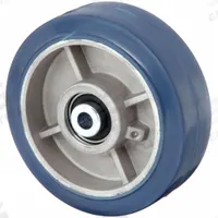 APPROVED VENDOR Caster Wheel: 6 in Wheel Dia., 2 in Wheel Wd, Rubber, 820 lb Load Rating, Aluminum (MPN RAB-0620-08-EHT-NM). Key specifications — Wheel Core Material: Aluminum; Wheel/Tread Color: Blue; Brand: APPROVED VENDOR.