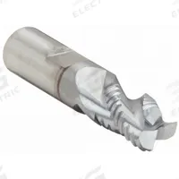 CLEVELAND Roughing End Mill: Carbide, TiCN Coated, 3 Flute, Coarse Pitch, 1/2" Mill Dia, 5/8" LOC (MPN C70459)