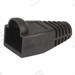 MONOPRICE Relief Boot: Relief Boot RJ45, 5/6 Cable Category, 50pk Pack Size, 50 (MPN 7249). Key specifications — attr922460: MONOPRICE; attr922461: Black; attr922466: Simplex; attr1309930: 50pk.